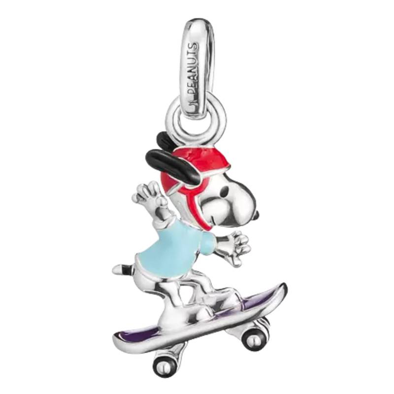 925 Silver Snoopy on Skateboard Peanuts™ Charm Pendant - Thomas Sabo