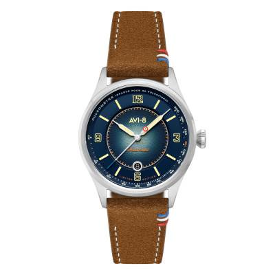 Flyboy Lafayette Automatic 110th Anniversary Limited Edition Watch AV-4153-02 - Avi-8