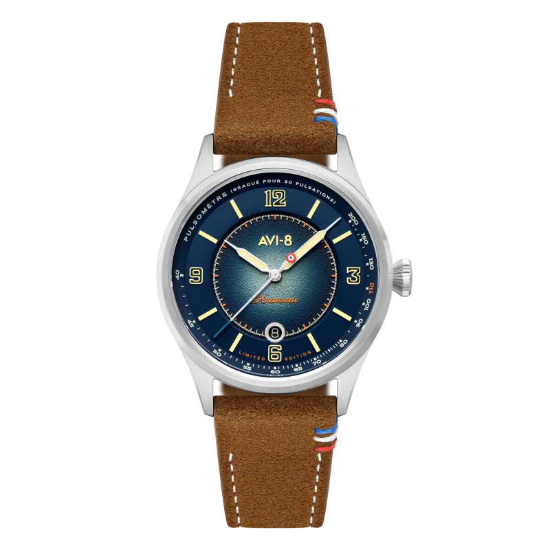 Flyboy Lafayette Automatic 110th Anniversary Limited Edition Watch AV-4153-02 - Avi-8