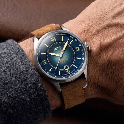Flyboy Lafayette Automatic 110th Anniversary Limited Edition Watch AV-4153-02 - Avi-8