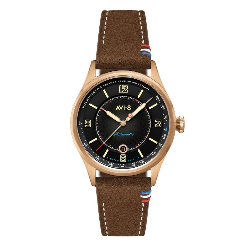 Flyboy Lafayette Automatic 110th Anniversary Limited Edition Watch AV-4153-04 - Avi-8