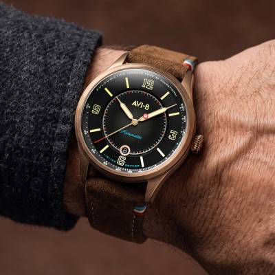 Flyboy Lafayette Automatic 110th Anniversary Limited Edition Watch AV-4153-04 - Avi-8