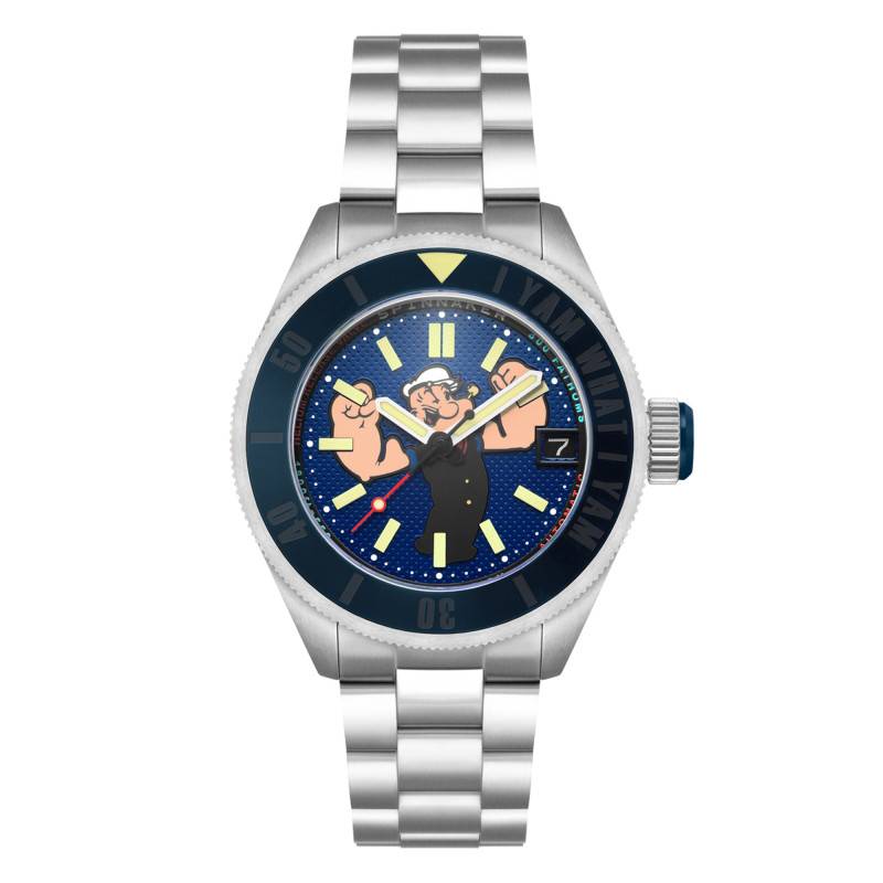 Spinnaker Stainless Steel Piccard Automatic Popeye Forearm Fury Limited Edition Watch SP-5173-22 - Spinnaker