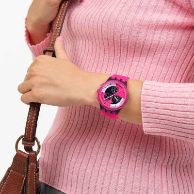Montre Fuchsia Lines SUSB110 - Swatch