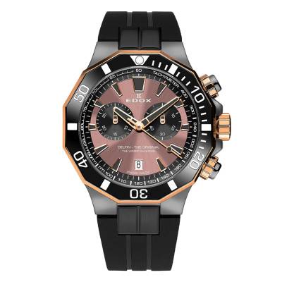 Montre Delfin The Original Chronograph 10112-357GRNCA-BRNR - Edox