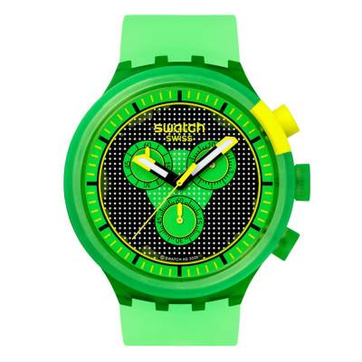 Montre Glowingly Green SB02G100 - Swatch