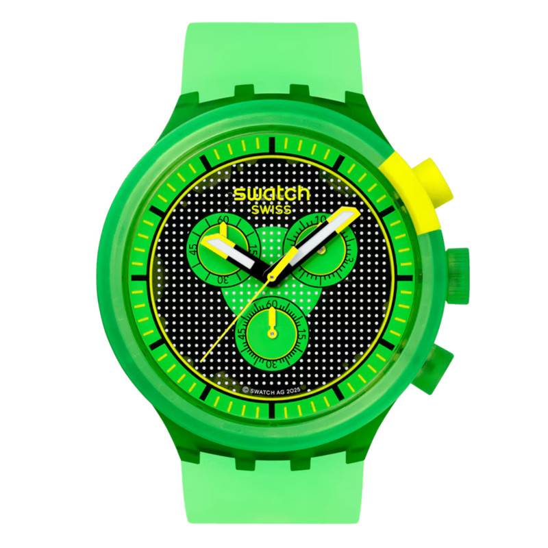 Montre Glowingly Green SB02G100 - Swatch