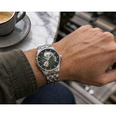 Jazzmaster Open Heart Auto Watch H32675160 - Hamilton