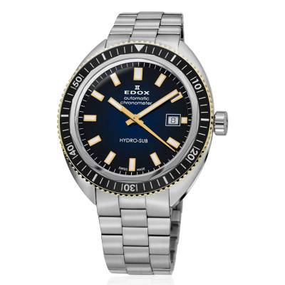 Montre Hydro-Sub Date Automatic Chronometer 80128-357JNM-BUDD - Edox