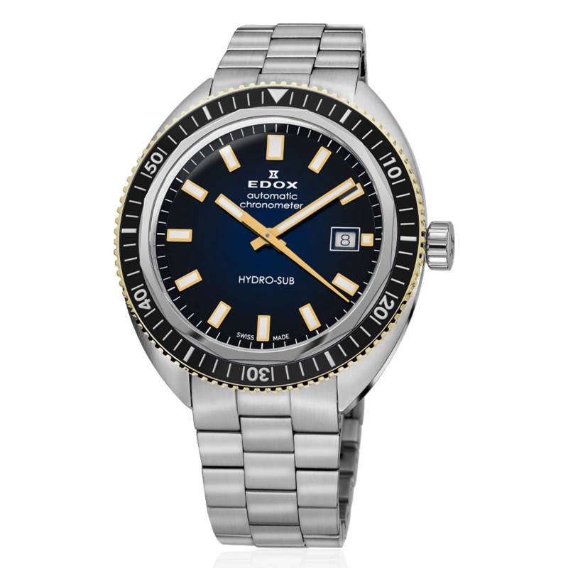 Montre Hydro-Sub Date Automatic Chronometer 80128-357JNM-BUDD - Edox