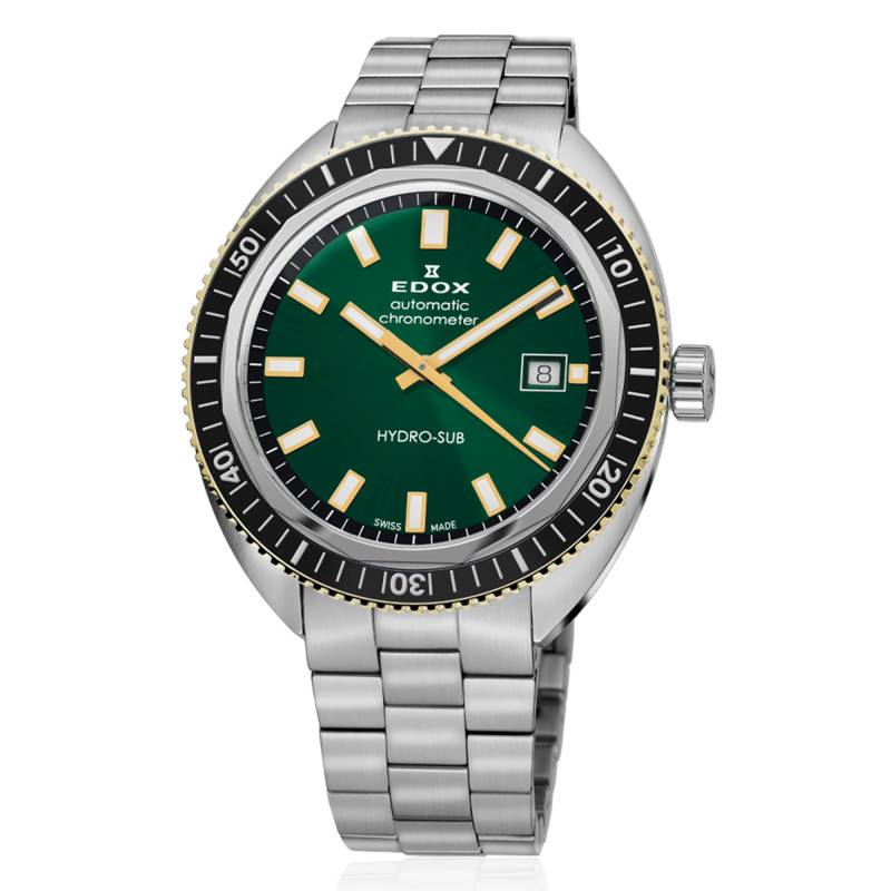 Montre Hydro-Sub Date Automatic Chronometer 80128-357JNM-VID - Edox