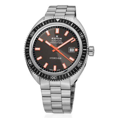Montre Hydro-Sub Date Automatic Chronometer 80128-3NM-GINO - Edox
