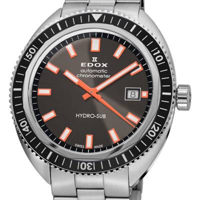 Montre Hydro-Sub Date Automatic Chronometer 80128-3NM-GINO - Edox