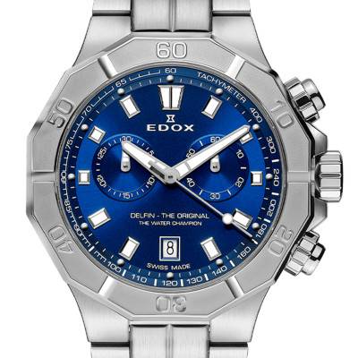 Montre Delfin The Original Chronograph 10113-3M-BUIN - Edox