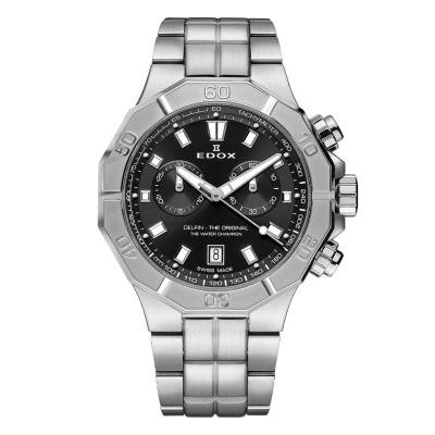 Montre Delfin The Original Chronograph 10113-3M-NIN - Edox