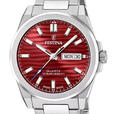 Montre Classic Steel F20073/6 - Festina Swiss Made