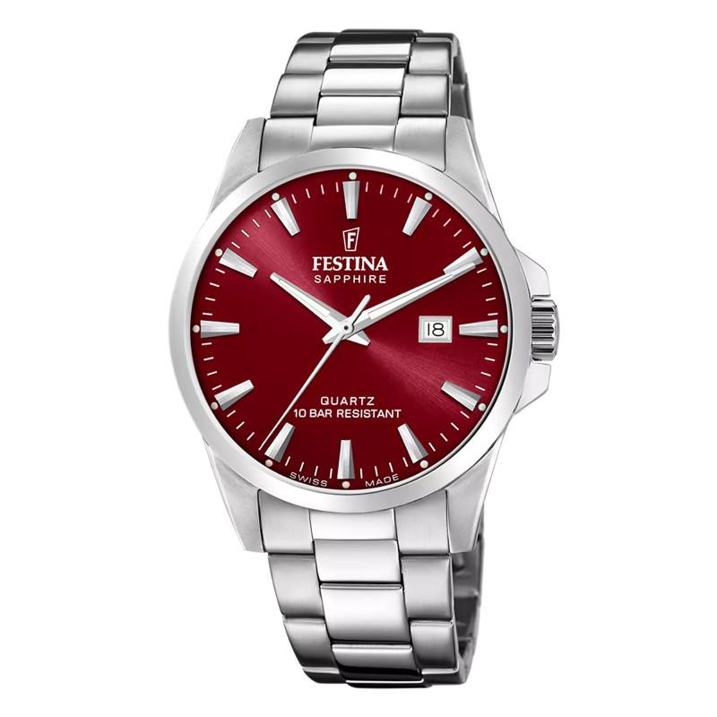 Classic Steel F20024/7 Watch - Festina Swiss Made