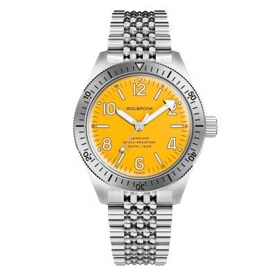 Montre automatique Skindiver Jaune 22-SA-009 - Wolbrook