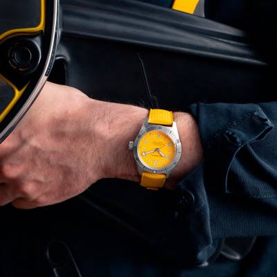 Montre automatique Skindiver Jaune 22-SA-009 - Wolbrook