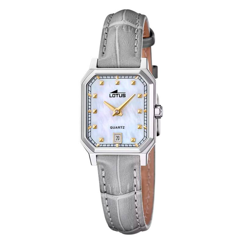Square Series 19082/2 Watch - Lotus