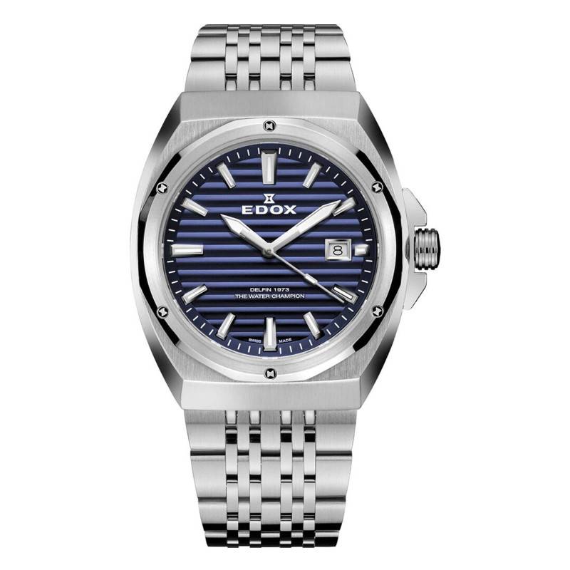 Montre Delfin 1973 Date Gents 53032-3M-BUIN - Edox