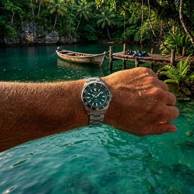 Montre Prospex Automatique Homme Samuraï 2024 Vert Padi Edition Speciale SRPL53K1 - Seiko