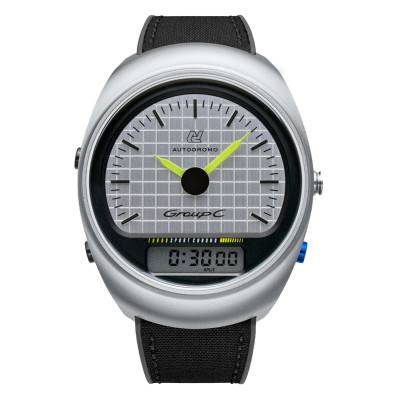 Montre Group C Turbo Sport Silver Anodized - Autodromo