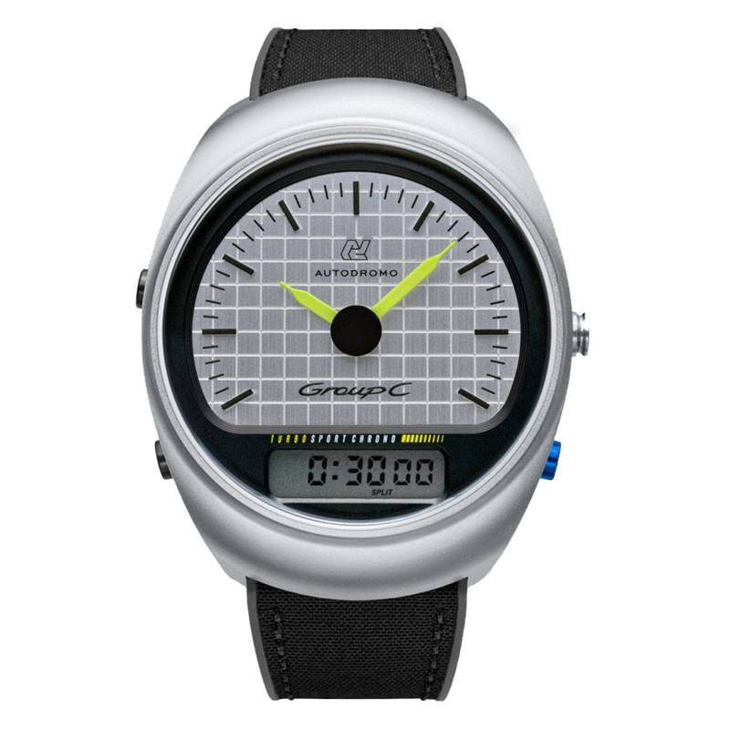 Montre Group C Turbo Sport Silver Anodized - Autodromo
