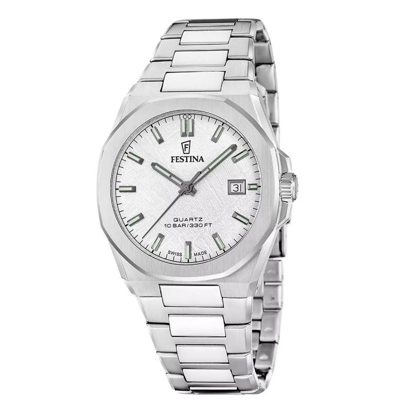 Classic Steel Watch F20100/1 - Festina Swiss Made