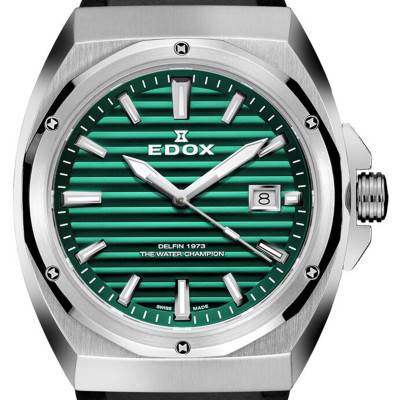 Montre Delfin 1973 Date Gents 53032-3CA-VIN - Edox
