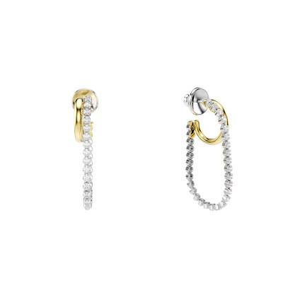 Boucles d'Oreilles Pendantes Hyperbola Métaux & Oxydes de Zirconium - 5749366 - Swarovski