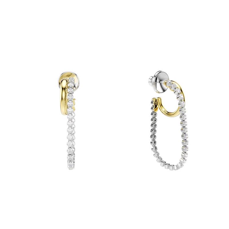 Boucles d'Oreilles Pendantes Hyperbola Métaux & Oxydes de Zirconium - 5749366 - Swarovski