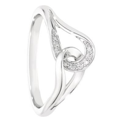 Bague Classica Entrelacée en Argent 925 & Oxydes de Zirconium - 5745566 - Swarovski