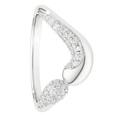 Bague Ouverte Classica en Argent 925 & Oxydes de Zirconium - 5742580 - Swarovski