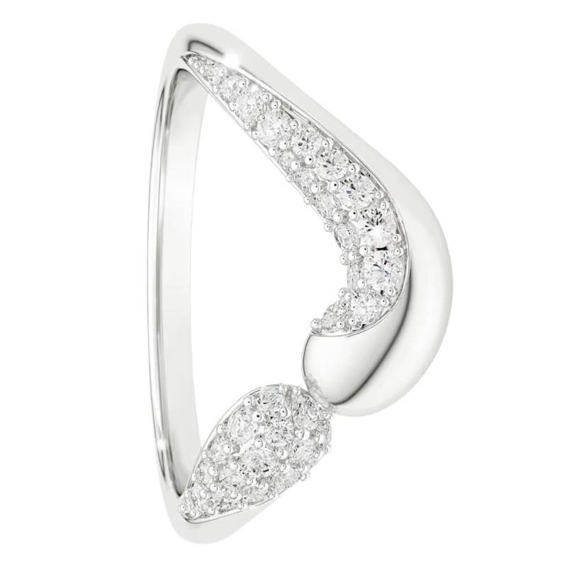 Bague Ouverte Classica en Argent 925 & Oxydes de Zirconium - 5742580 - Swarovski