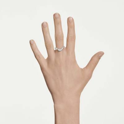 Bague Ouverte Classica en Argent 925 & Oxydes de Zirconium - 5742580 - Swarovski