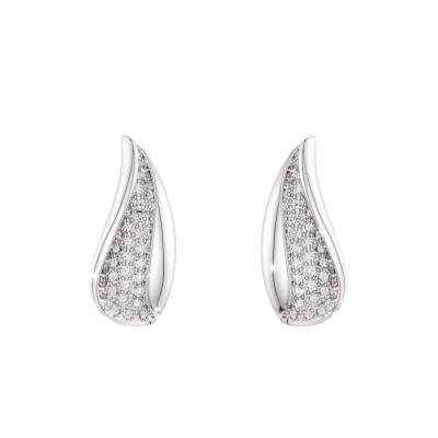 Boucles d'Oreilles Pendantes Classica en Argent 925 & Oxydes de Zirconium - 5745016 - Swarovski
