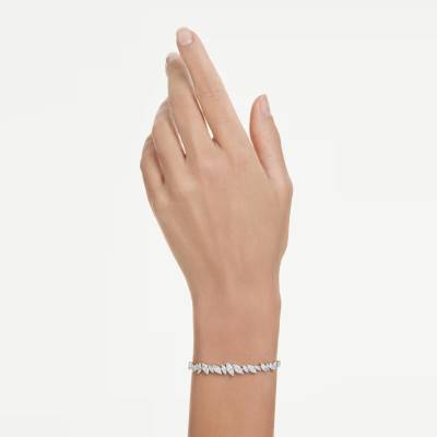 Bracelet Mesmera en Métal Rhodié & Oxydes de Zirconium, Longueur 24 cm - 5748650 - Swarovski