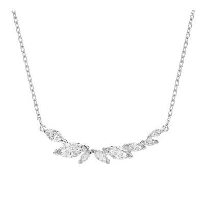 Collier Mesmera Glam en Métal Rhodié & Oxydes de Zirconium, Longueur 42 cm Ajustable - 5759838 - Swarovski