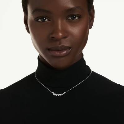 Collier Mesmera Glam en Métal Rhodié & Oxydes de Zirconium, Longueur 42 cm Ajustable - 5759838 - Swarovski