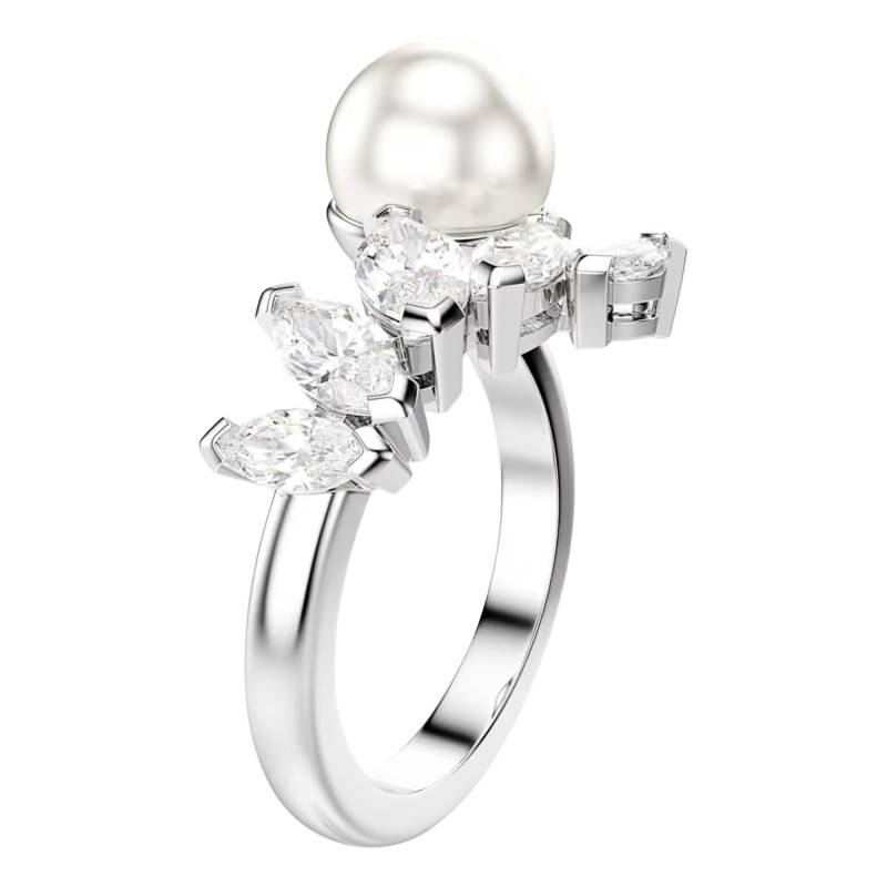 Bague Ouverte Mesmera Glam Perle & Cristaux Blancs - 5748010 - Swarovski