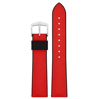 Bracelet de montre Arne Rouge 0925090X20 en 18 mm, 20 mm ou 22 mm - Hirsch