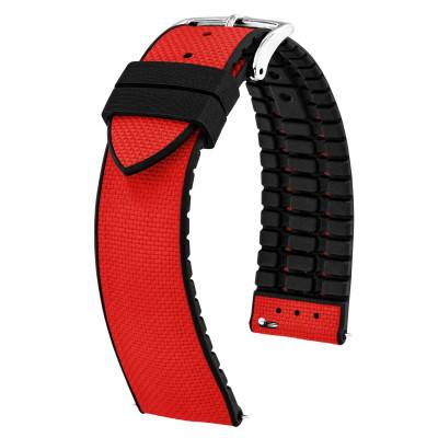 Arne Red 0925090X20 Watch Strap in 18 mm, 20 mm or 22 mm - Hirsch