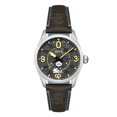 Montre SPITFIRE SMITH AUTOMATIC SNOOPY PEANUTS FLYING ACE PILOT ERROR LIMITED EDITION AV-4152-03 - Avi-8