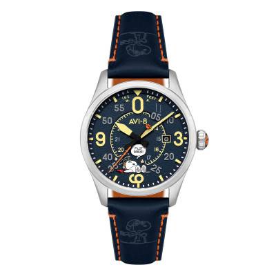 Montre SPITFIRE SMITH AUTOMATIC SNOOPY PEANUTS FLYING ACE PILOT ERROR LIMITED EDITION AV-4152-02 - Avi-8