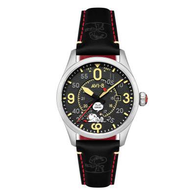 Montre SPITFIRE SMITH AUTOMATIC SNOOPY PEANUTS FLYING ACE PILOT ERROR LIMITED EDITION AV-4152-01 - Avi-8