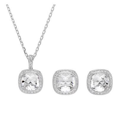 Parure Una Angelic en Métal Rhodié & Cristaux Blancs - 5754343 - Swarovski