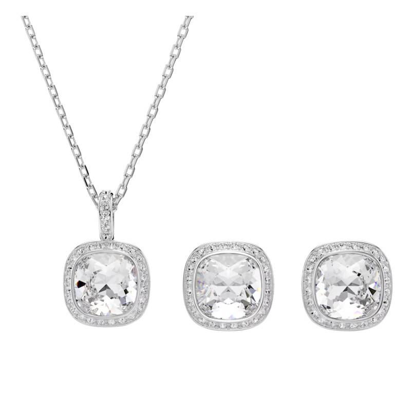 Parure Una Angelic en Métal Rhodié & Cristaux Blancs - 5754343 - Swarovski