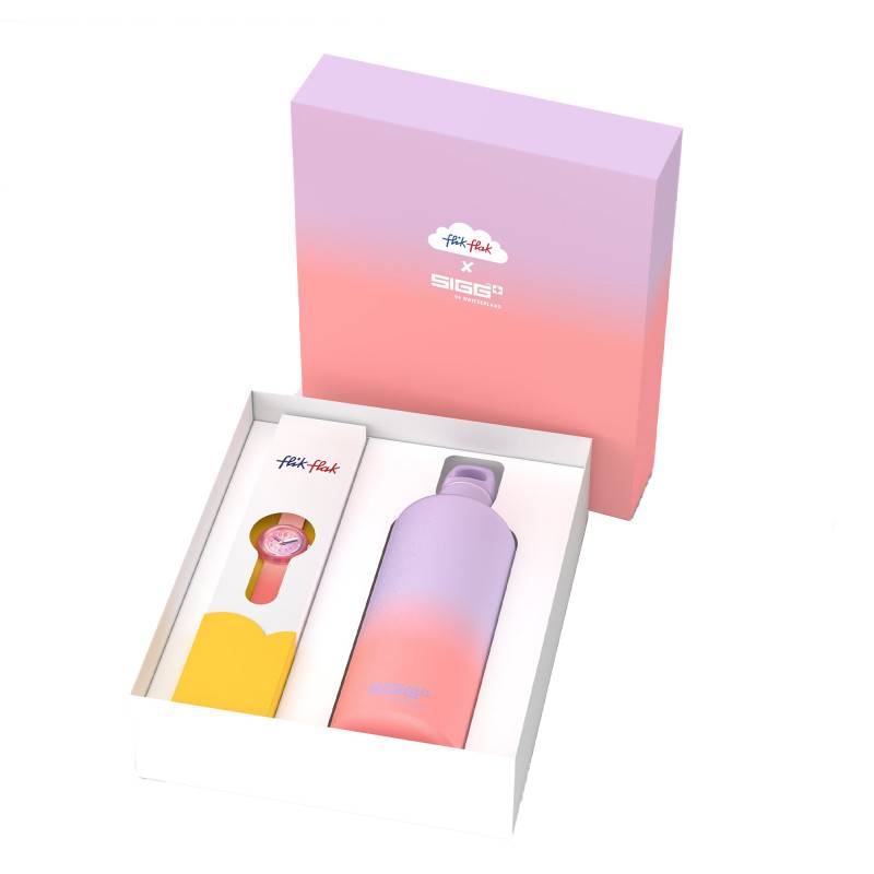 Montre Flik Flak x SIGG Quench In Pink FPNP188 - Flik Flak
