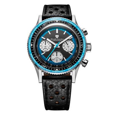 Chronoking Racing Blue Men's Watch 87053Q - Interchangeable Bezels - Nivada Grenchen